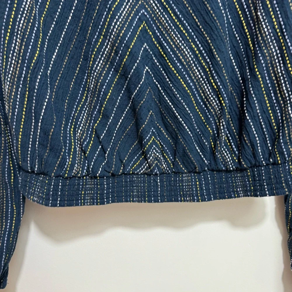 Free People Floating Memories Lace‎ Panel Embroidered Top XS